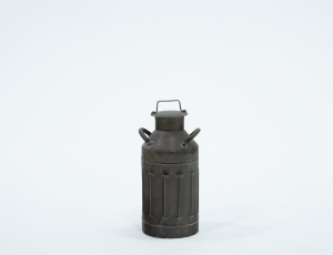 Small Metal Milk Can