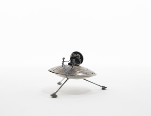 Metal UFO Figurine