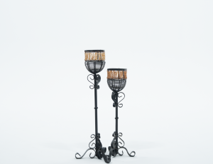 Tall Metal Candle Stands