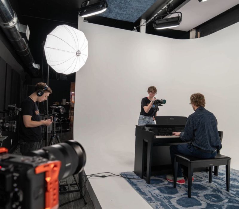 video being recoreded in different locations