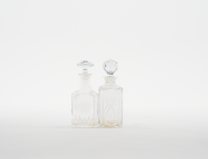 Crystal Decanter Pair