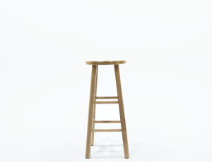 Tall Wood Stool