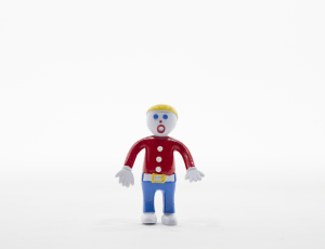 Rubber Toy Man Figure