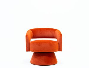 Orange Swivel Chair