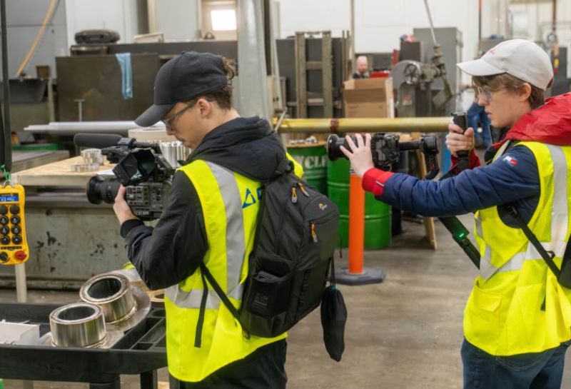 video shooting on site 