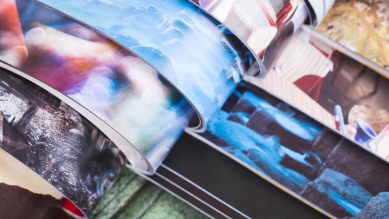 colorful magazines